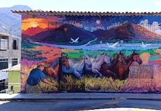 Para impulsar el turismo: Renuevan pueblo Llallán en Cajamarca con murales artísticos