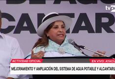 Dina Boluarte dice que Ayacucho tiene 30 años de olvido y culpa a expresidentes