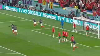 Gol de Theo Hernández: así marcó el 1-0 de Francia sobre Marruecos por las semifinales del Mundial 2022 