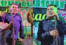 Dilbert Aguilar brinda concierto con tanque de oxígeno: “Le pedí a Dios que me dé salud”