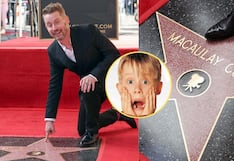 Macaulay Culkin recibió estrella de la fama