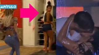 Angie Jibaja ve a su novio besando a Ámbar Montenegro y ¡reacciona así! (VIDEO)