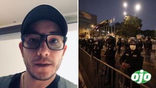 Christopher Gianotti denuncia que viene recibiendo amenazas tras criticar acción de la Policía en marchas