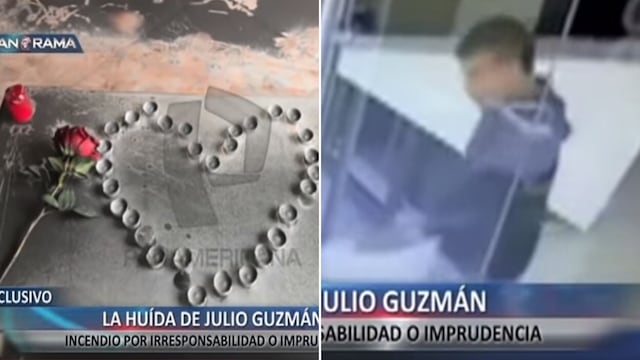 Julio Guzmán huyó de edificio tras incendio en departamento donde estaba con dirigente de su partido│VIDEO