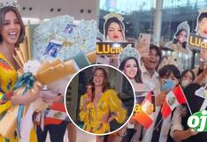 Luciana Fuster llegó a Tailandia y quedó sorprendida por el gran recibimiento de sus fanáticos: “Mi casa por un año”