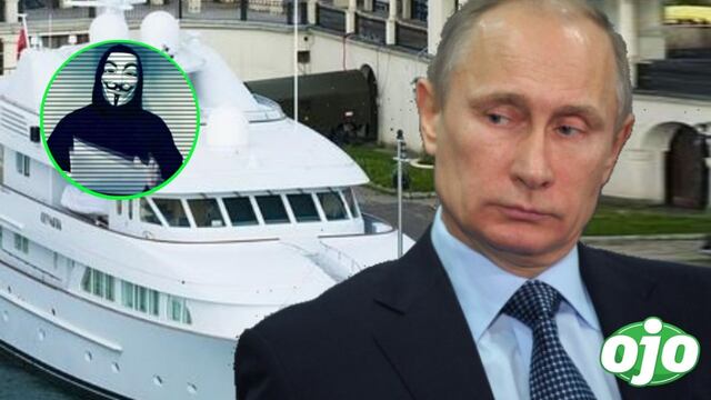 Rusia: Anonymous hackeó el millonario yate de Putin y cambiaron su ubicación