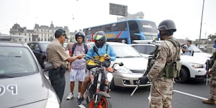 MTC endurece sanciones para motociclistas durante el estado de emergencia. (Foto: Andina)