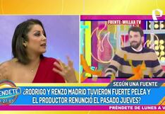 Rodrigo González se habría peleado con su productor Renzo Madrid: “hubo gritos”, expresó Karla Tarazona (VIDEO)