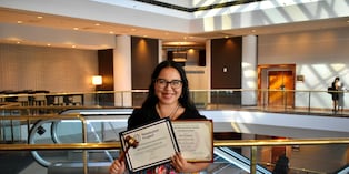 Micaela dejó en alto al Perú en conferencia internacional en la Universidad de Harvard.