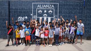 La Victoria: niños victorianos acudieron al ‘Tour Blanquiazul’ para visitar las instalaciones de Alianza Lima
