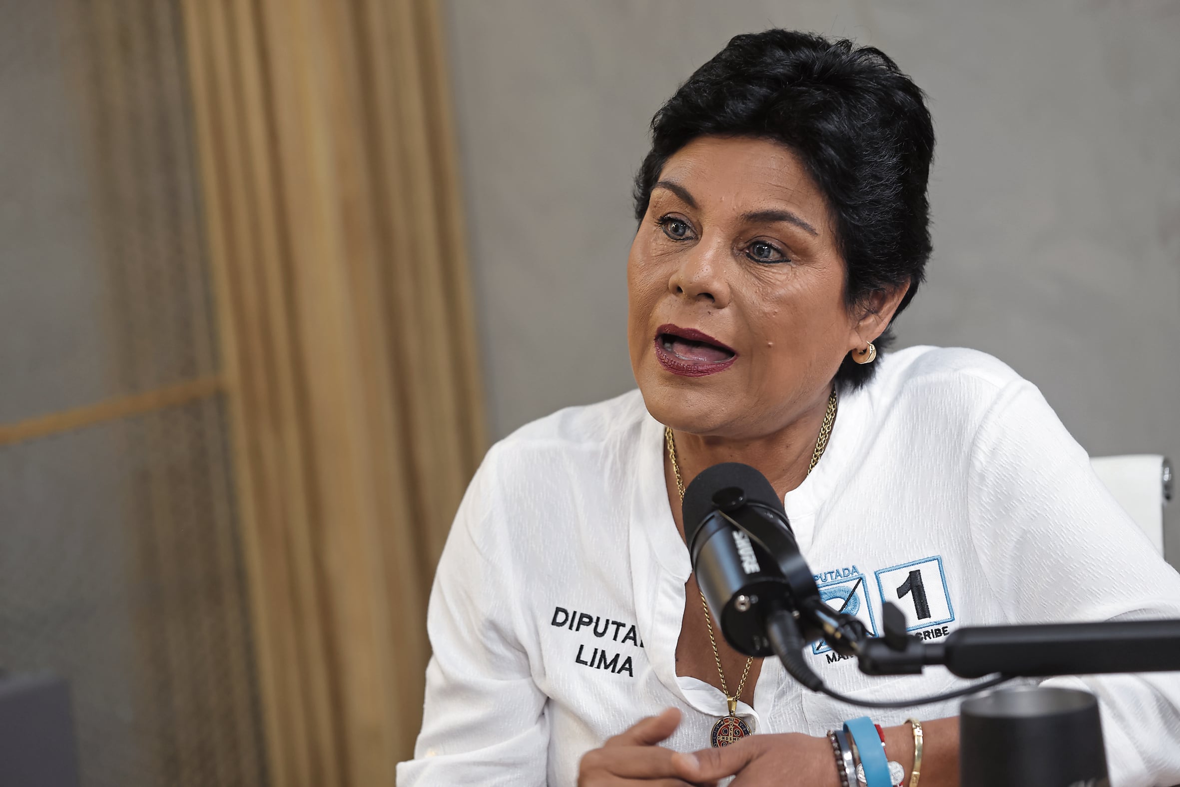 La candidata de Renovación Popular Norma Yarrow exige el respeto de los votos. Fotos: Joel Alonzo/ @photo.gec