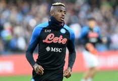 Serie A: Victor Osimhen renueva con Napoli y lo expulsan contra la Roma y su equipo pierde