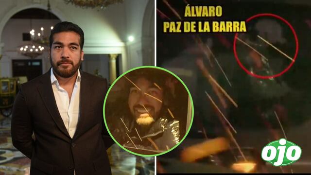 Álvaro Paz de la Barra sale encapuchado de discoteca y policía lo interviene