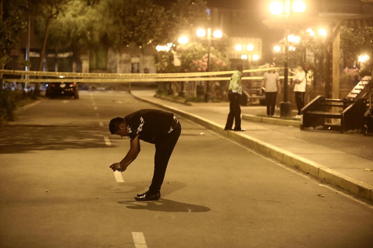 Hombre muere en tiroteo por presunto ajuste de cuentas en Ate. (Fotos: César Grados @photo.gec)