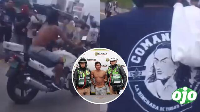 Supuesto barrista del ‘Comando Sur’ roba moto de la Policía y se da a la fuga por la Vía Expresa (VIDEO)