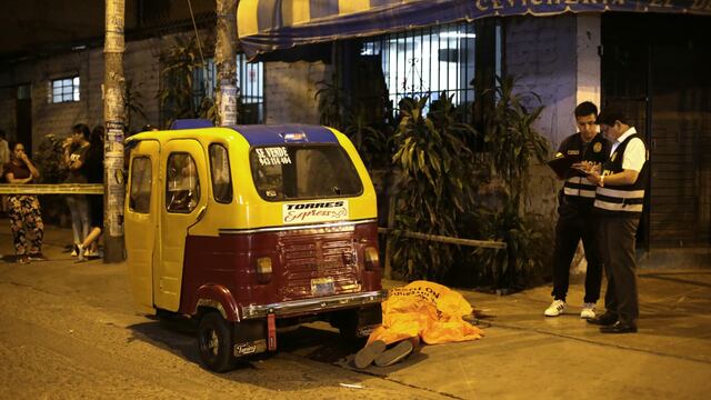 San Juan de Miraflores: Mototaxista extranjero fue asesinado a balazos en plena vía pública