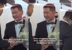 Padre asiste a la boda de su hija y sorprende con emotivo mensaje: “Si ya no la amas, tráela de regreso a mí”