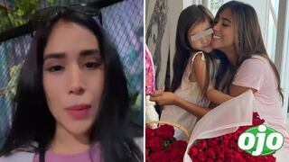 Melissa Paredes emocionada por primera salida con su hija tras revocarse medidas de protección 
