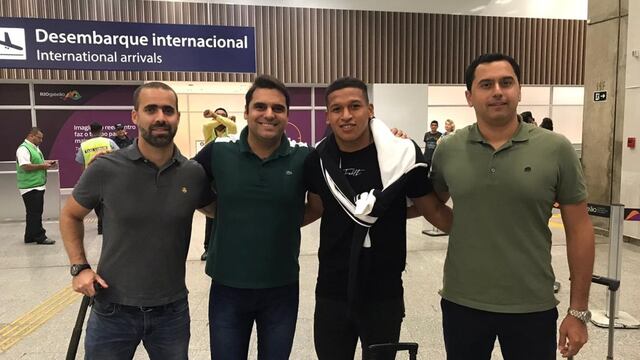 Fernando Pacheco llegó a Brasil para fichar por Fluminense 
