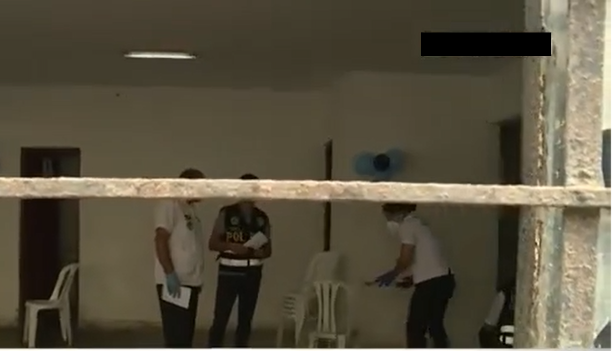 Los ladrones les pidieron a los invitados que les entregaran los celulares y las billeteras. (Foto: Captura de video)