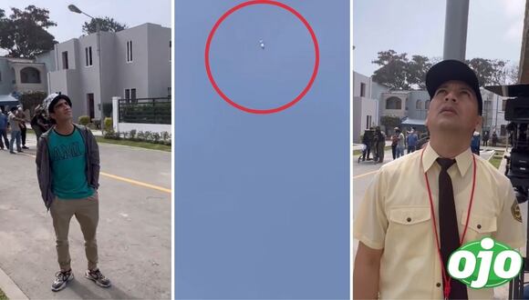 Ojo - Elenco de Al Fondo Hay Sitio ve un OVNI