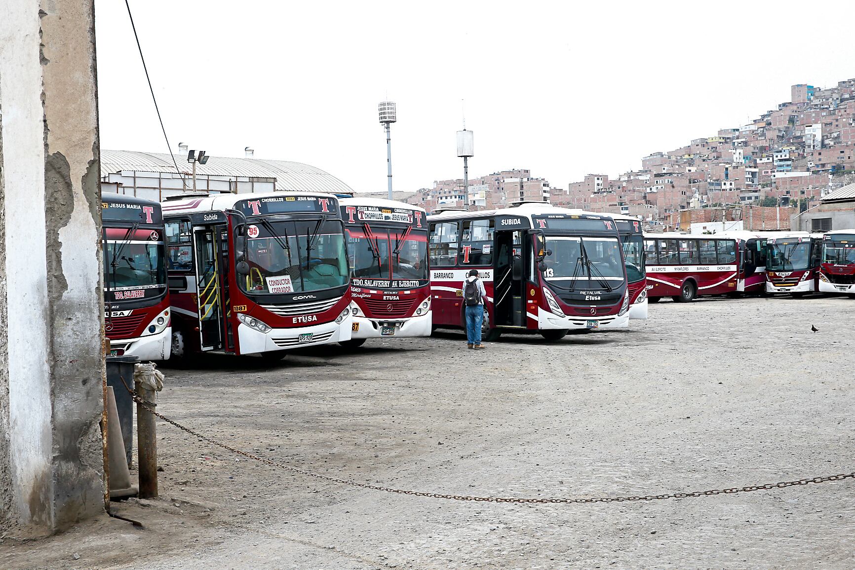 Extorsionan a empresa de transporte publico de la línea T, Etusa, en Chorrillos.