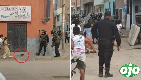 Niños que persiguen una rata interrumpen desalojo