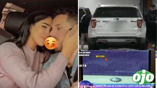 Melissa Paredes y el ‘Activador’ celebran un año de su ampay con apasionado beso en camioneta