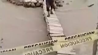 Carabayllo: Puente colapsa y un menor fallece