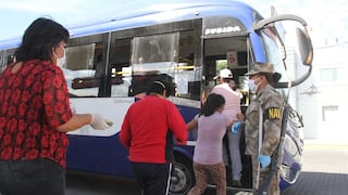 Con una serie de restricciones se reinicia el transporte público en Arequipa 