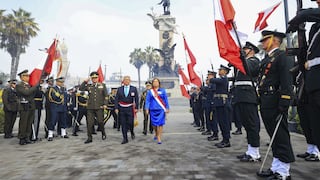 Presidenta Dina Boluarte jura que sigue el legado de Francisco Bolognesi