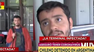 Coronavirus: chileno le tose en la cara a periodista argentino y le dice que tiene COVID-19 | VIDEO