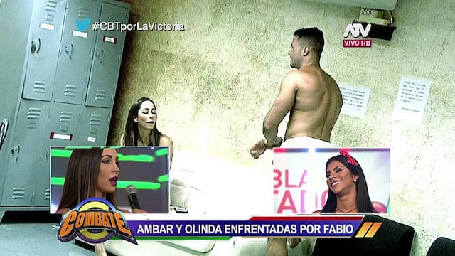 Combate: Olinda Castañeda se pelea con Ámbar Montenegro por Fabio Agostini 