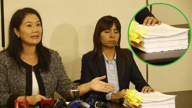 Keiko Fujimori denuncia que el pedido de prisión preventiva estaba incompleto (VIDEO)