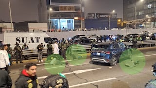 Balacera en la Vía Expresa: Tres delincuentes quedaron heridos de bala tras feroz persecución policial (FOTOS)