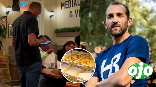 Usuarios quedan en shock al ver a Hernán Barcos como mesero en su pastelería: “Humildad”