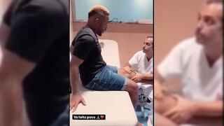 Jefferson Farfán inicia rehabilitación sin yeso el mismo día que arranca la Champions League | VIDEO 