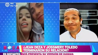 Reinaldo Dos Santos no le tiene fe a la relación entre Shirley Arica y Jean Deza: “Va a terminar mal”