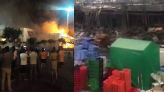 Boulevard de Asia: Así quedó supermercado tras incendio que arrasó con todo [VIDEO]