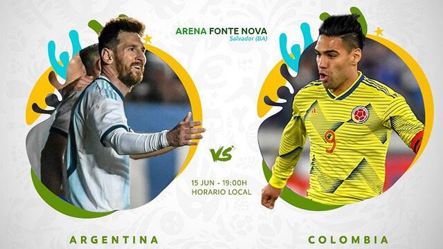 Colombia gana 2 a 0 a Argentina en su debut en la Copa América 2019