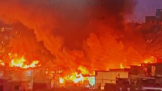 Incendio en Pamplona Alta fue como en Mesa Redonda