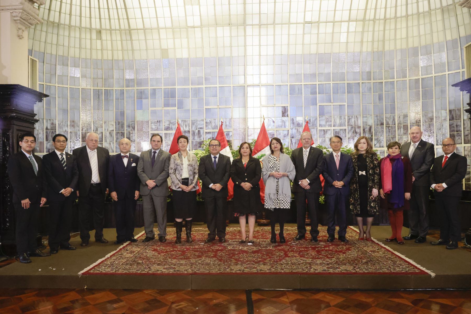La presidenta Dina Boluarte encabeza la ceremonia de presentación de las sedes APEC en el Perú - 2024.