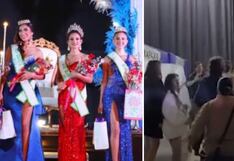 Miss Oxapampa termina en pelea: asistentes se agarran a golpes en pleno certamen