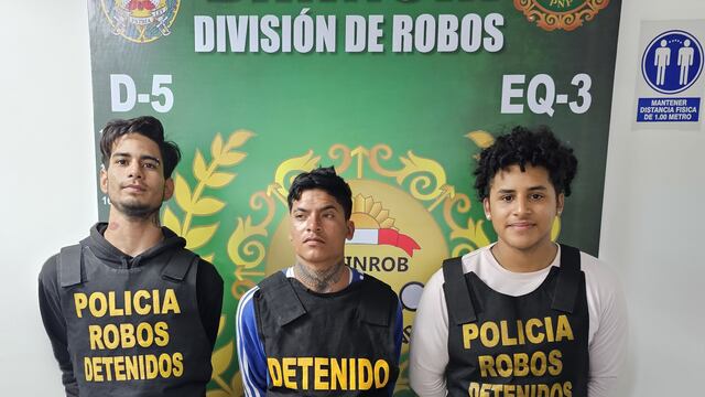 Tres asaltantes venezolanos fueron detenidos cuando robaban en una casa de apuestas