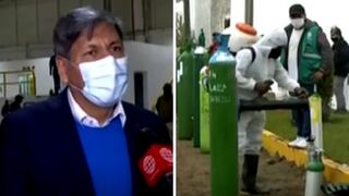 Empresario maderero implementa planta de oxígeno para llenar balones de manera gratuita | VIDEO