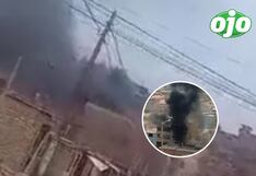 Vecinos de Carabayllo reportan incendio de grandes magnitudes en medio de corte masivo de agua programa por Sedapal
