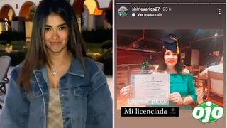 Shirley Arica orgullosa de su mamá por terminar su carrera universitaria: “nunca es tarde”