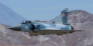 Mirage 2000 del Perú, solo uno está operativo.