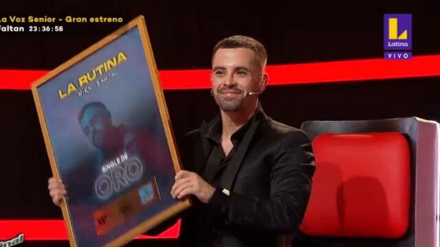 “La Voz Perú”: Mike Bahía recibe su primer Disco de Oro en la final del programa 