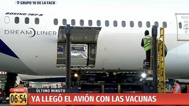 Llegó a Chile el primer lote de vacunas contra el COVID-19 | VIDEO 